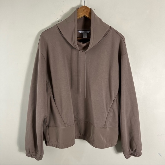 Athleta Triumph Funnel Neck Sweatshirt Womens Size Large Pullover In - Picture 2 of 16